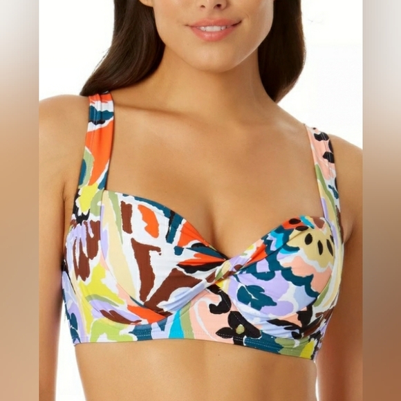 Anne Cole Other - Anne Cole Twist Bikini Top 38DD